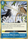 Ama no Murakumo Sword (Jolly Roger Foil) (OP06-056) (Premium Booster -The Best-) (PRB-01)