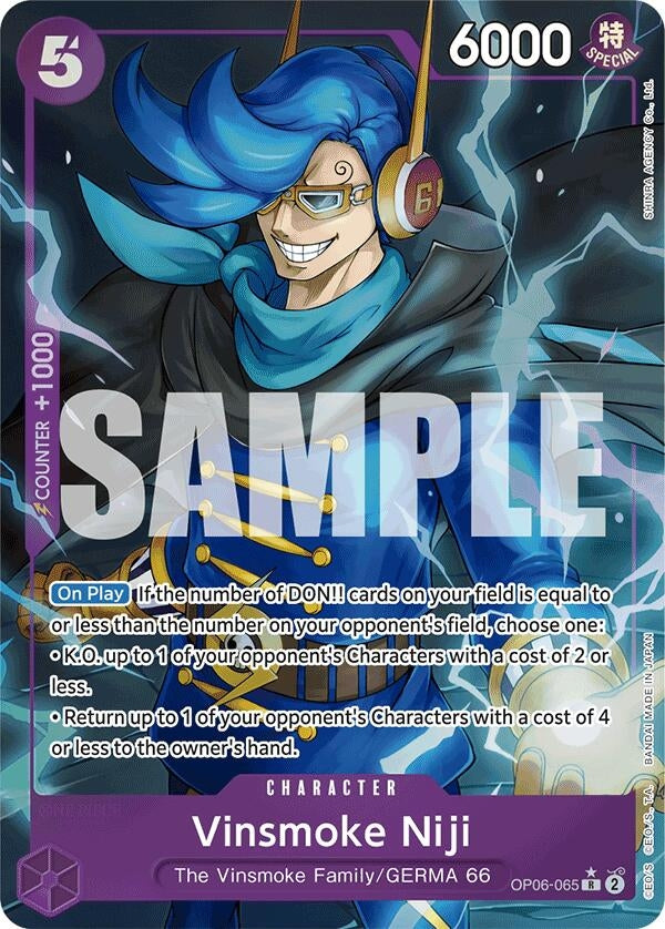 Vinsmoke Niji (OP06-065) (Alternate Art) (OP06-065) (Premium Booster -The Best-) (PRB-01)