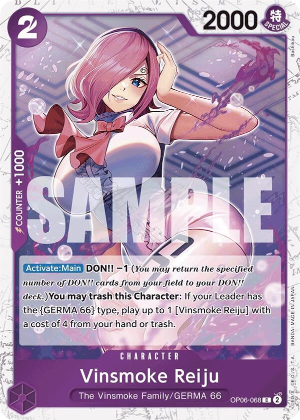 Vinsmoke Reiju (OP06-068) (Jolly Roger Foil) (OP06-068) (Premium Booster -The Best-) (PRB-01)
