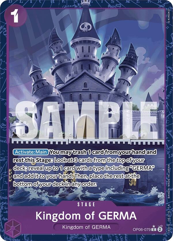 Kingdom of GERMA (Alternate Art) (OP06-079) (Premium Booster -The Best-) (PRB-01)