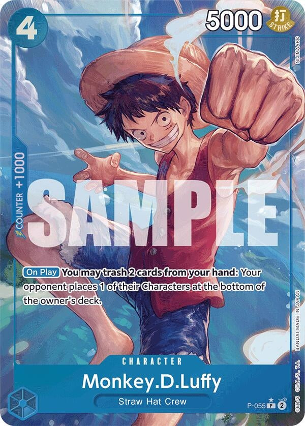 Monkey.D.Luffy (P-055) (Full Art) (P-055) (Premium Booster -The Best-) (PRB-01)
