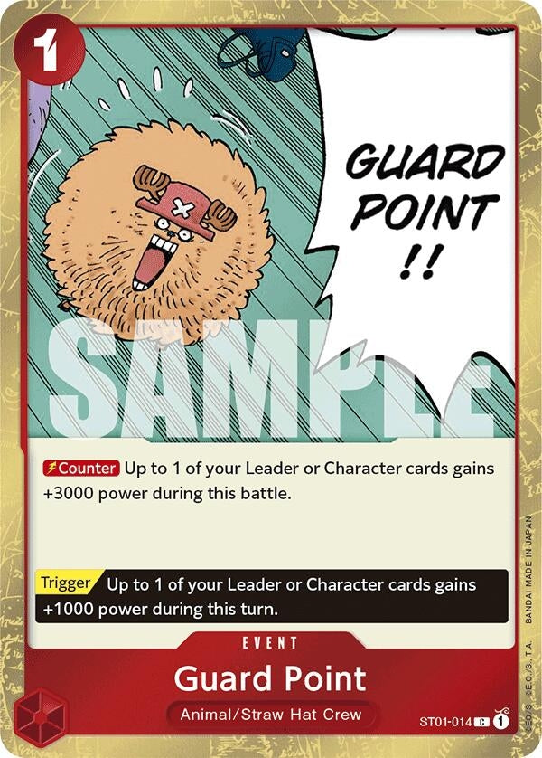 Guard Point (Jolly Roger Foil) (ST01-014) (Premium Booster -The Best-) (PRB-01)