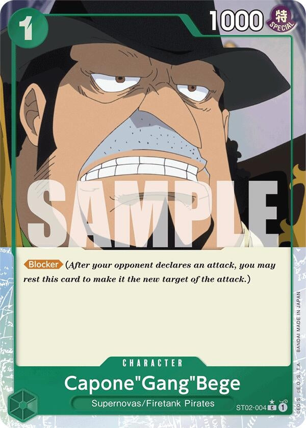 Capone"Gang"Bege (ST02-004) (Full Art) (ST02-004) (Premium Booster -The Best-) (PRB-01)