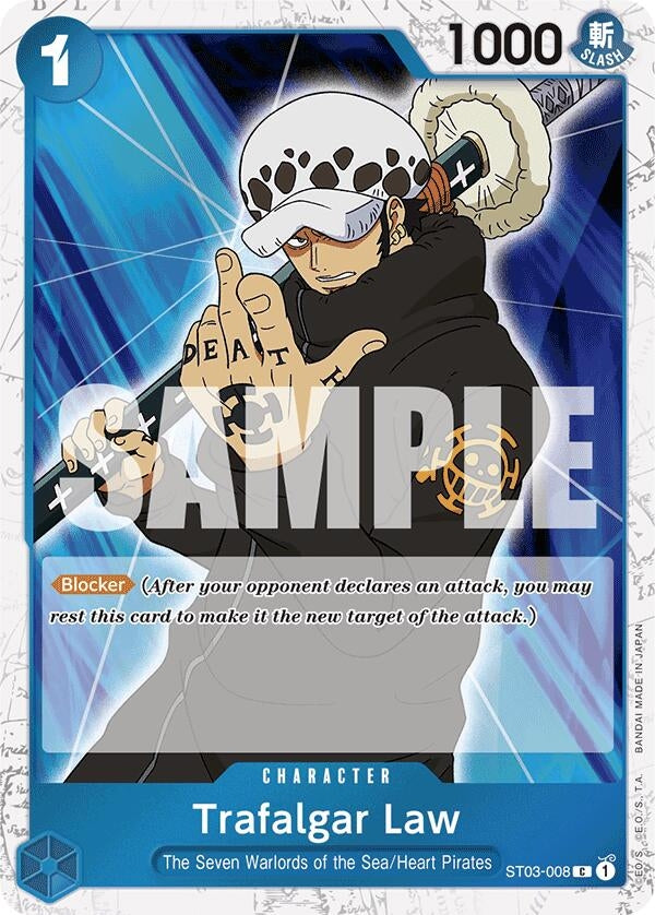 Trafalgar Law (ST03-008) (Jolly Roger Foil) (ST03-008) (Premium Booster -The Best-) (PRB-01)