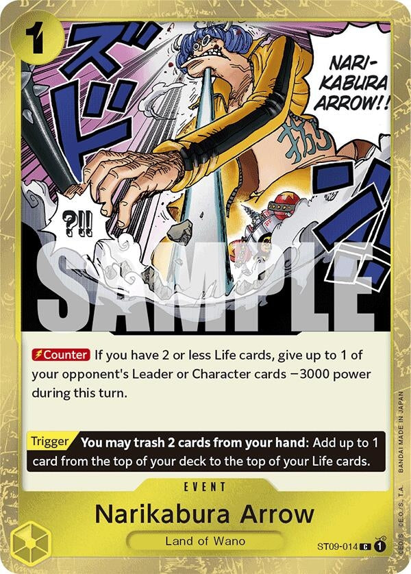 Narikabura Arrow (Jolly Roger Foil) (ST09-014) (Premium Booster -The Best-) (PRB-01)