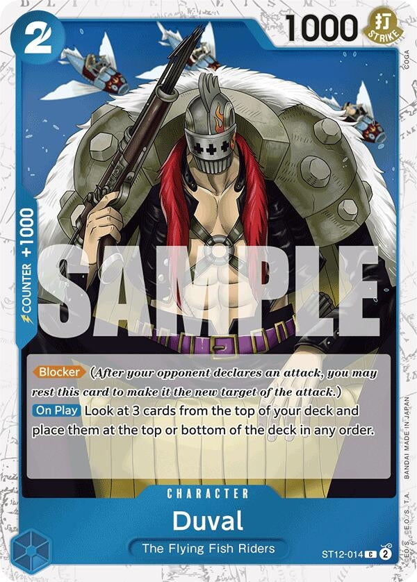 Duval (Jolly Roger Foil) (ST12-014) (Premium Booster -The Best-) (PRB-01)