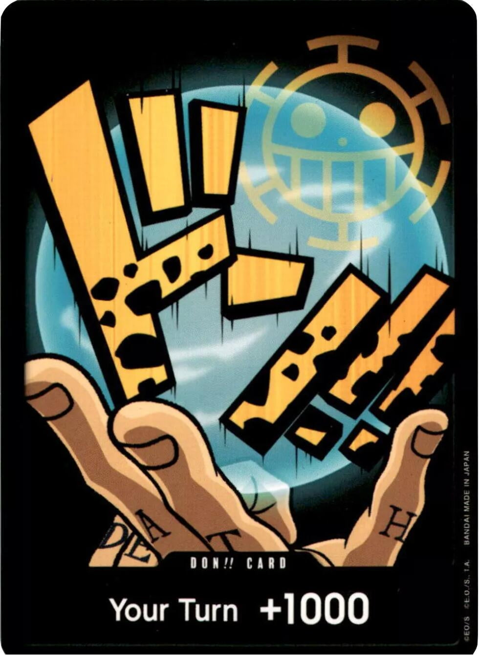 DON!! Card (Trafalgar Law) (Premium Booster -The Best-) (PRB-01)