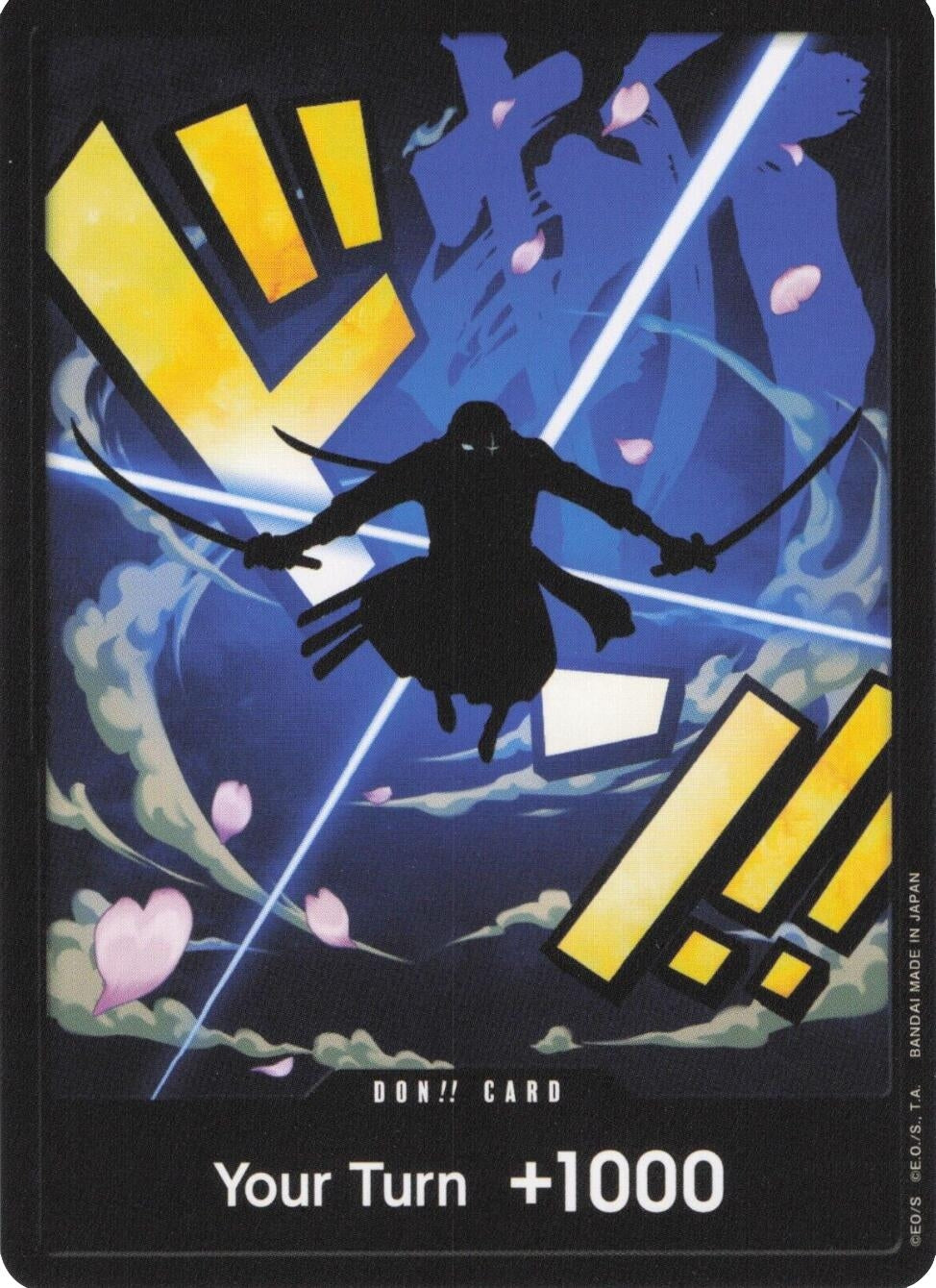 DON!! Card (Zoro) (Premium Booster -The Best-) (PRB-01)