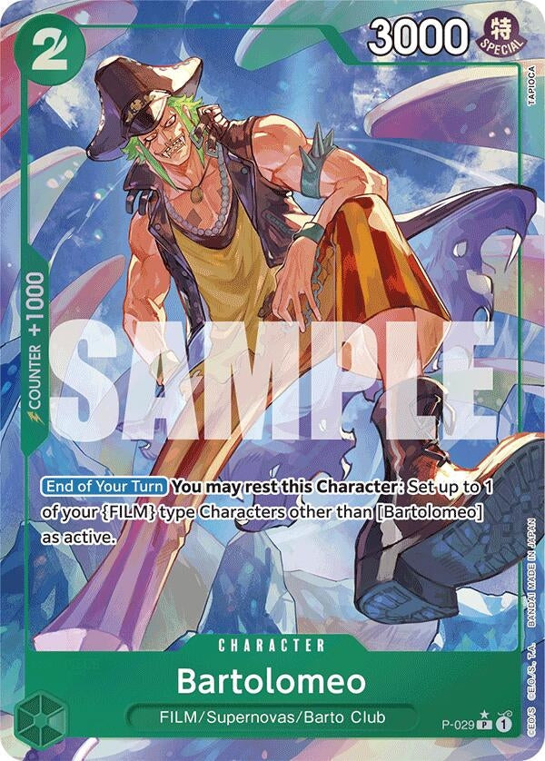 Bartolomeo (P-029) (Full Art) (P-029) (Premium Booster -The Best-) (PRB-01)