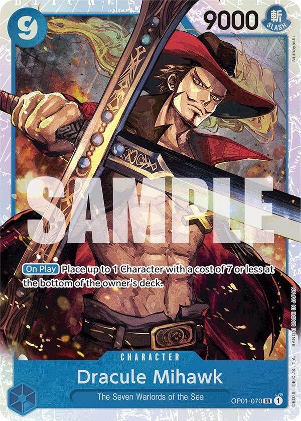 Dracule Mihawk (OP01-070) (Reprint) (OP01-070) (Premium Booster -The Best-) (PRB-01)
