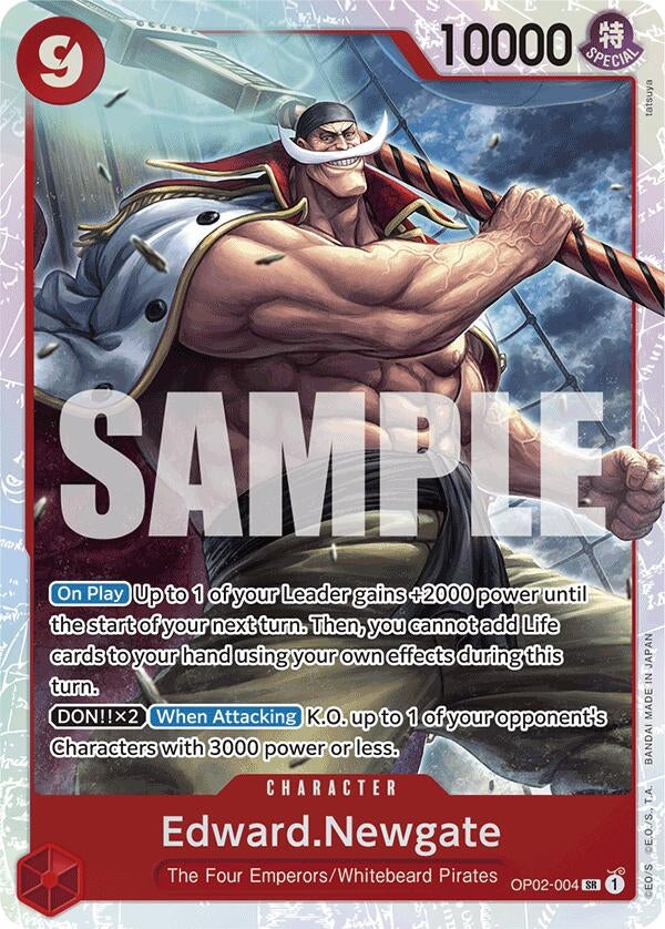 Edward.Newgate (Reprint) (OP02-004) (Premium Booster -The Best-) (PRB-01)