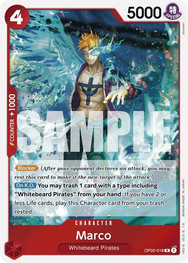 Marco (Reprint) (OP02-018) (Premium Booster -The Best-) (PRB-01)