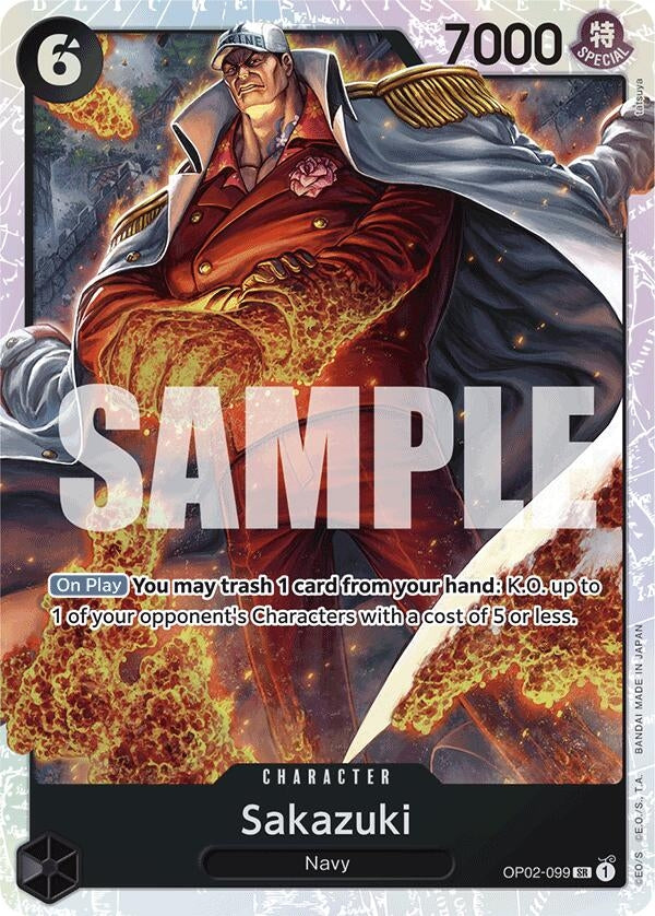 Sakazuki (Reprint) (OP02-099) (Premium Booster -The Best-) (PRB-01)