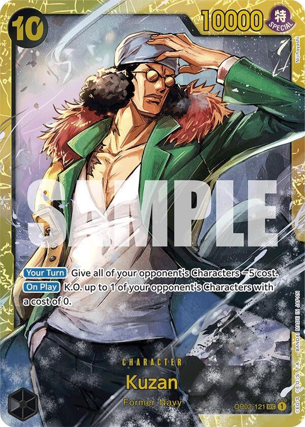 Kuzan (OP02-121) (Reprint) (OP02-121) (Premium Booster -The Best-) (PRB-01)