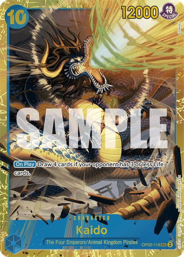 Kaido (OP05-118) (Reprint) (OP05-118) (Premium Booster -The Best-) (PRB-01)