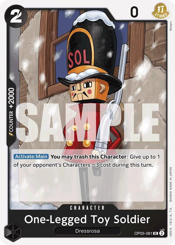One-Legged Toy Soldier (Reprint) (OP05-081) (Premium Booster -The Best-) (PRB-01)