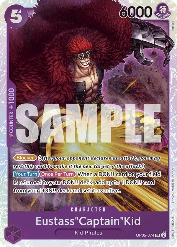Eustass"Captain"Kid (Reprint) (OP05-074) (Premium Booster -The Best-) (PRB-01)