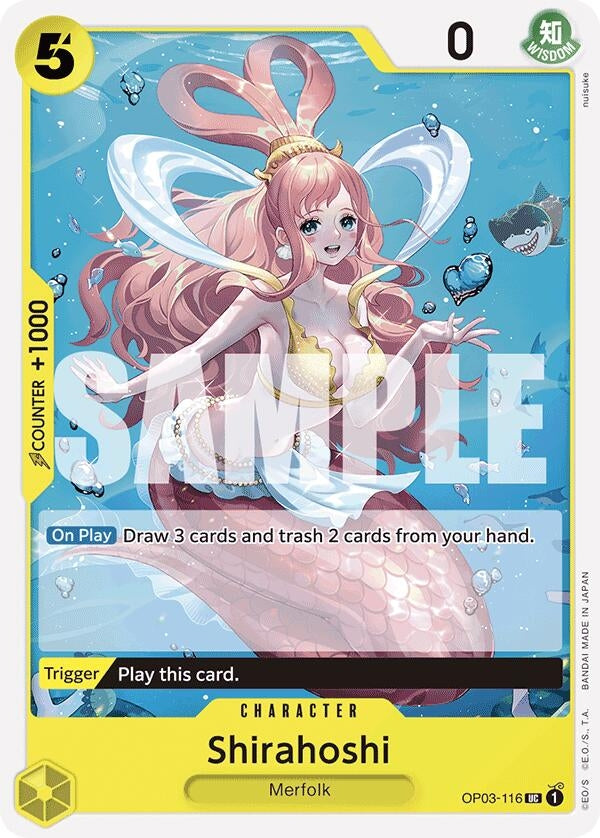 Shirahoshi (OP03-116) (Reprint) (OP03-116) (Premium Booster -The Best-) (PRB-01)