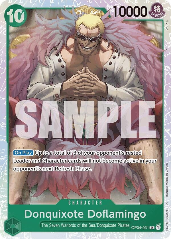Donquixote Doflamingo (Reprint) (OP04-031) (Premium Booster -The Best-) (PRB-01)