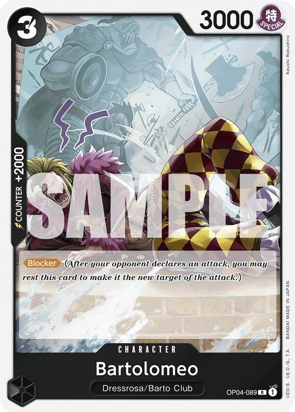 Bartolomeo (OP04-089) (Reprint) (OP04-089) (Premium Booster -The Best-) (PRB-01)
