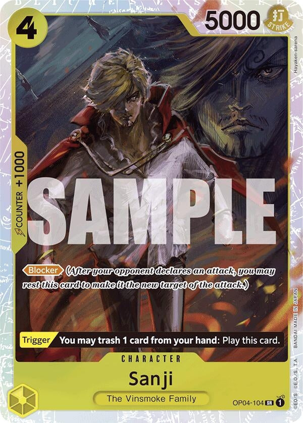 Sanji (Reprint) (OP04-104) (Premium Booster -The Best-) (PRB-01)