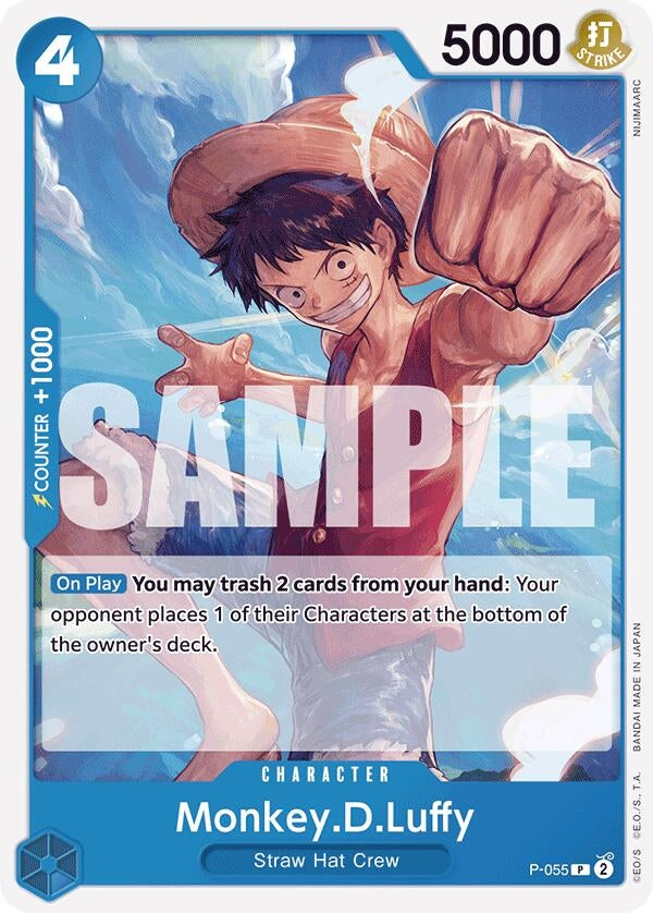 Monkey.D.Luffy (P-055) (Reprint) (P-055) (Premium Booster -The Best-) (PRB-01)