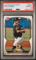 Graded 2023 Topps Bowman Draft Paul Skenes #BD14 Rookie RC Baseball Card PSA 10 Gem Mint