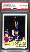 Tom Burleson Signed 1977 Topps Card #97 Kansas City Kings PSA/DNA 185728