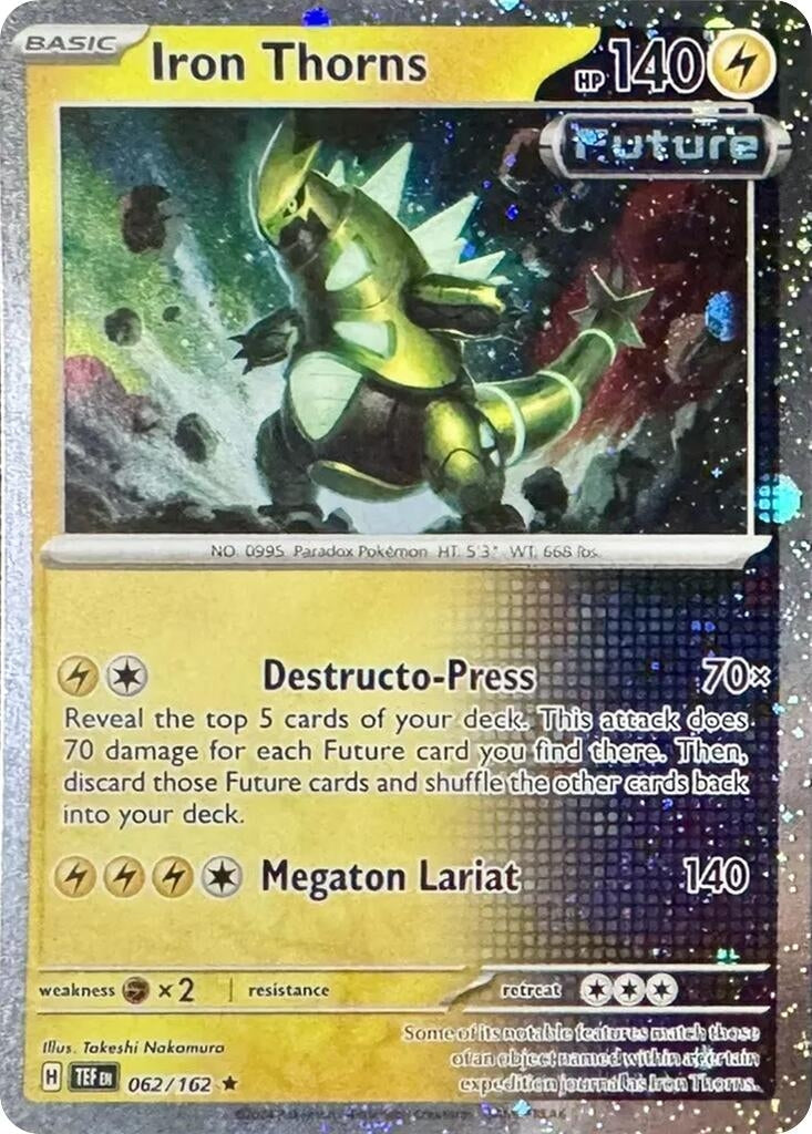 Iron Thorns - 062/162 (Cosmos Holo) (062/162) (Miscellaneous Cards & Products) (MCAP)