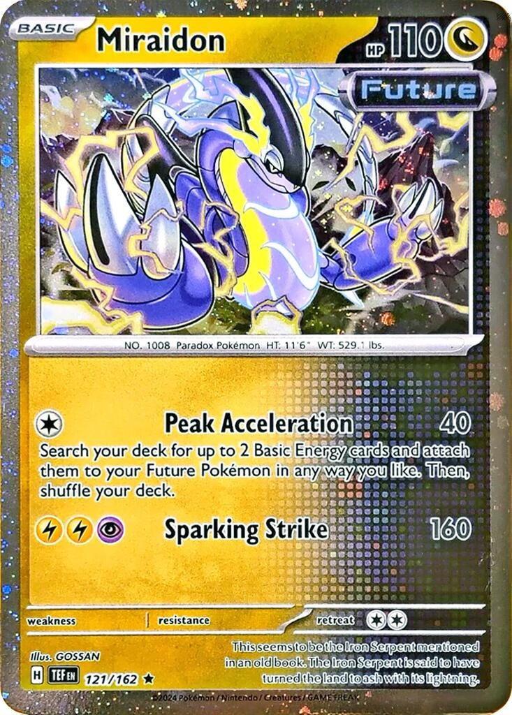 Miraidon - 121/162 (Cosmos Holo) (121/162) (Miscellaneous Cards & Products) (MCAP)