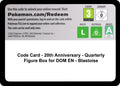 Code Card - 20th Anniversary - Quarterly Figure Box for DOM EN - Blastoise (Miscellaneous Cards & Products) (MCAP)