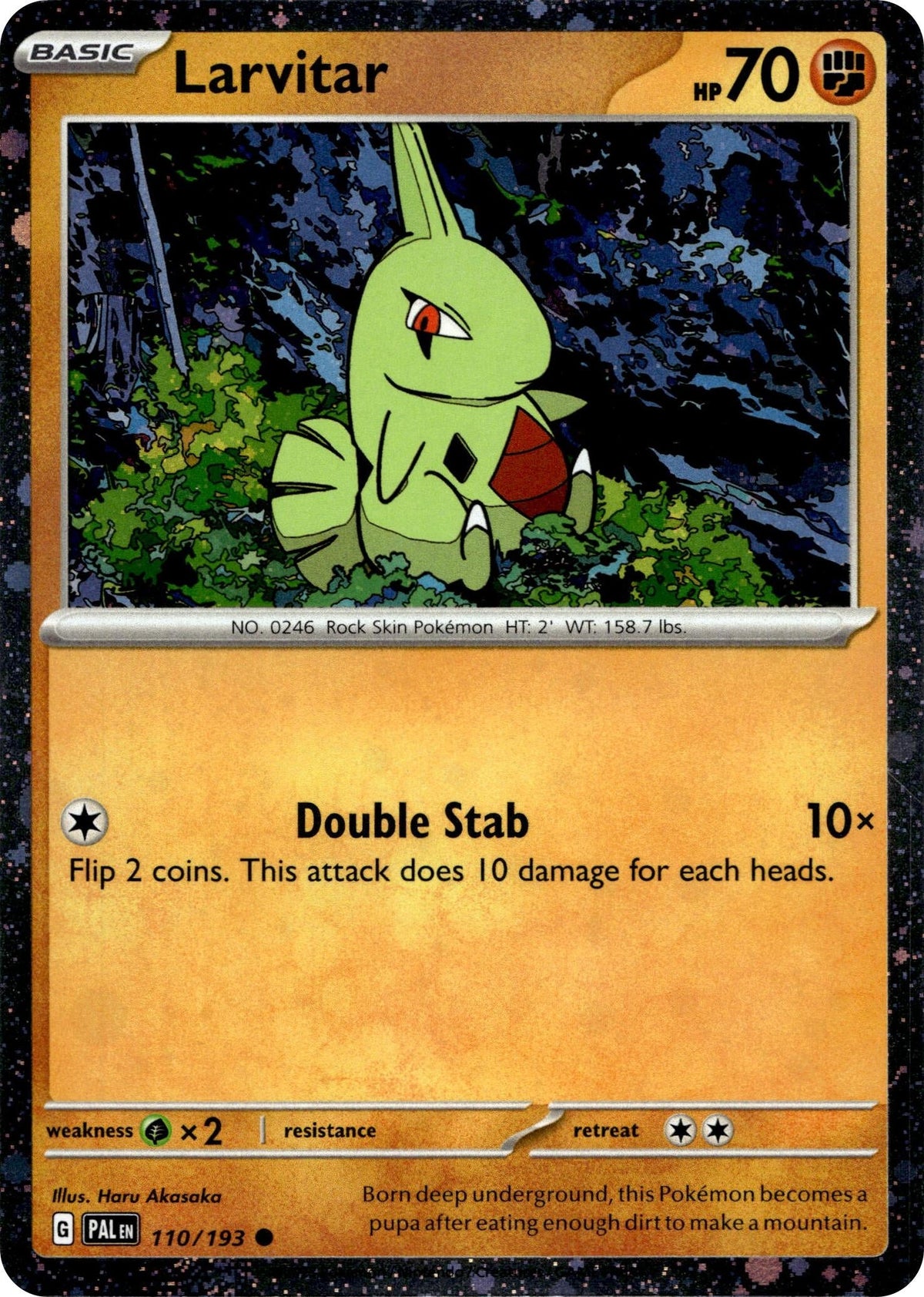 Larvitar - 110/193 (Cosmo Foil) (110/193) (Miscellaneous Cards & Products) (MCAP)