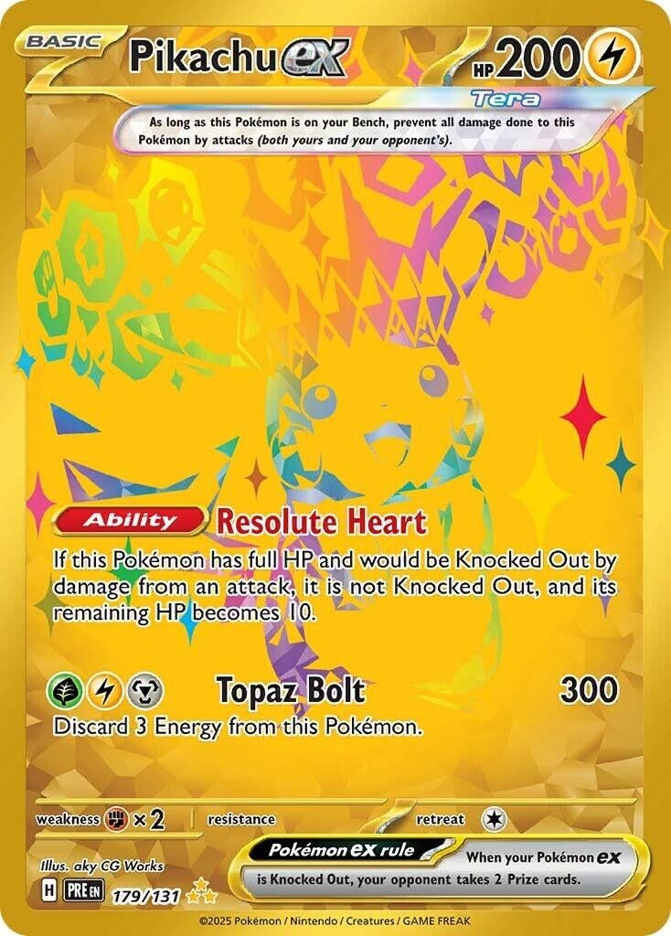 Pikachu ex (179/131) (SV: Prismatic Evolutions)