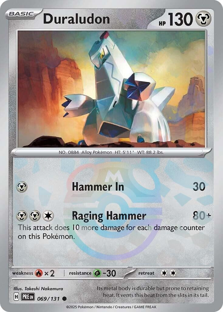 Duraludon (Master Ball Pattern) (069/131) (SV: Prismatic Evolutions)
