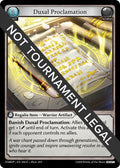Duxal Proclamation (006) (Mortal Ambition Draft Pack) (AMBDP)