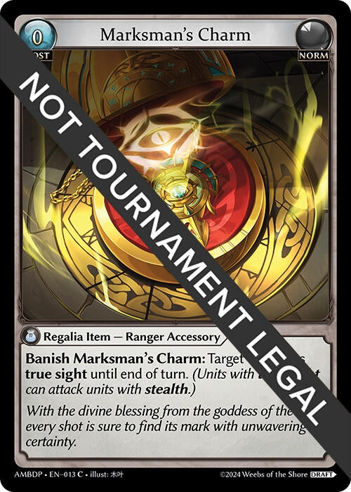 Marksman's Charm (013) (Mortal Ambition Draft Pack) (AMBDP)