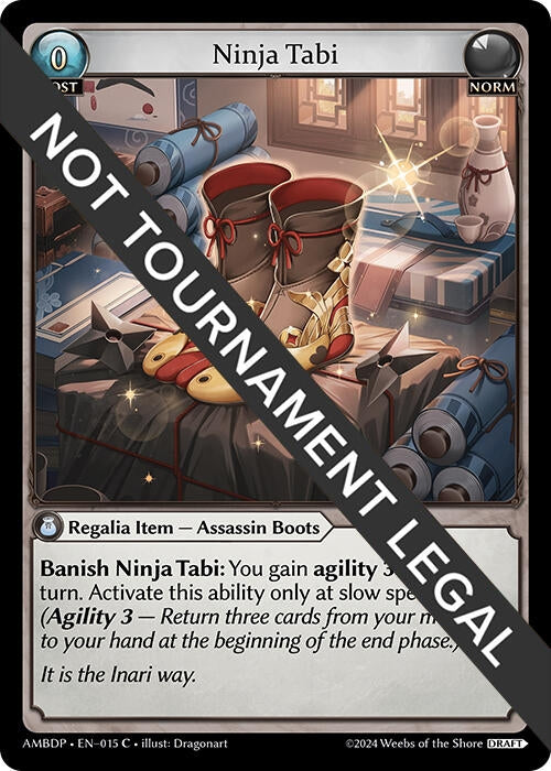 Ninja Tabi (015) (Mortal Ambition Draft Pack) (AMBDP)