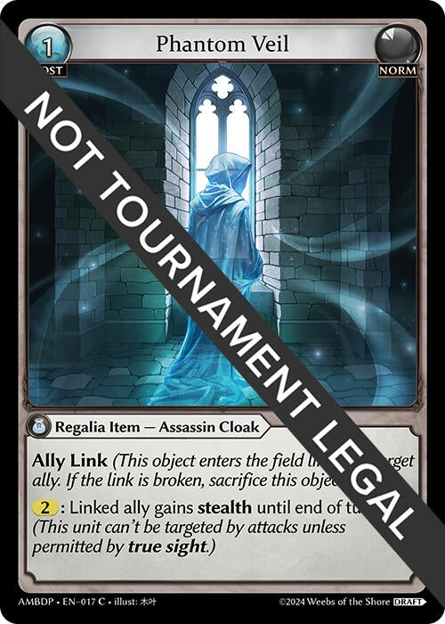 Phantom Veil (017) (Mortal Ambition Draft Pack) (AMBDP)