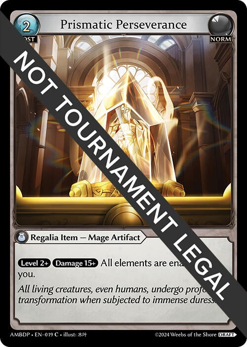 Prismatic Perseverance (019) (Mortal Ambition Draft Pack) (AMBDP)