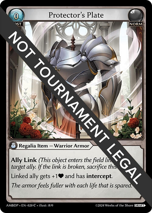 Protector's Plate (020) (Mortal Ambition Draft Pack) (AMBDP)