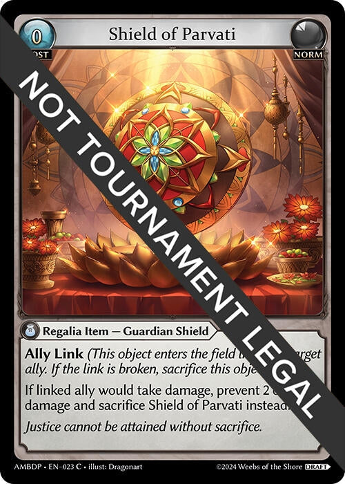 Shield of Parvati (023) (Mortal Ambition Draft Pack) (AMBDP)
