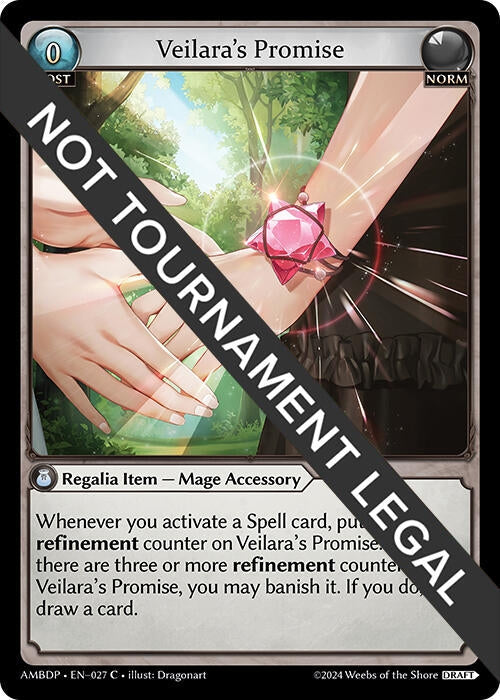 Veilara's Promise (027) (Mortal Ambition Draft Pack) (AMBDP)