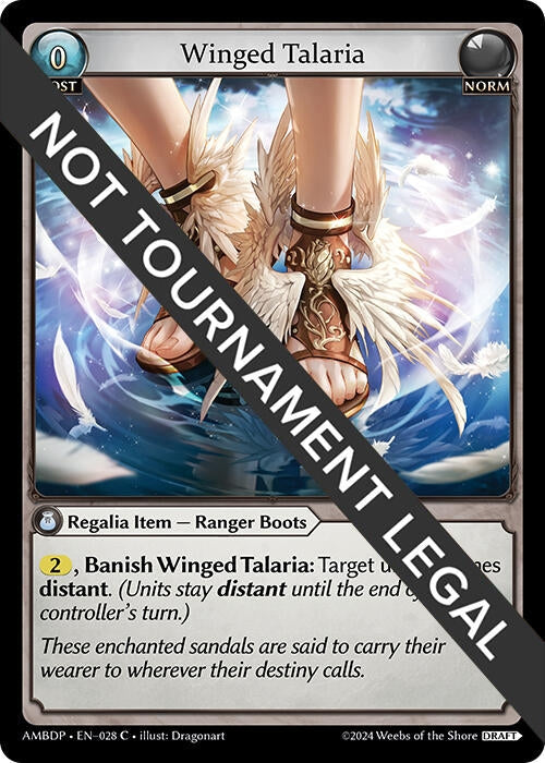 Winged Talaria (028) (Mortal Ambition Draft Pack) (AMBDP)