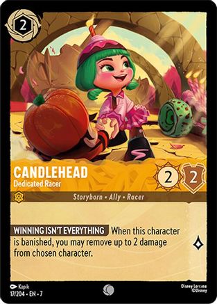 Candlehead - Dedicated Racer (17/204) - Archazias Island Cold Foil