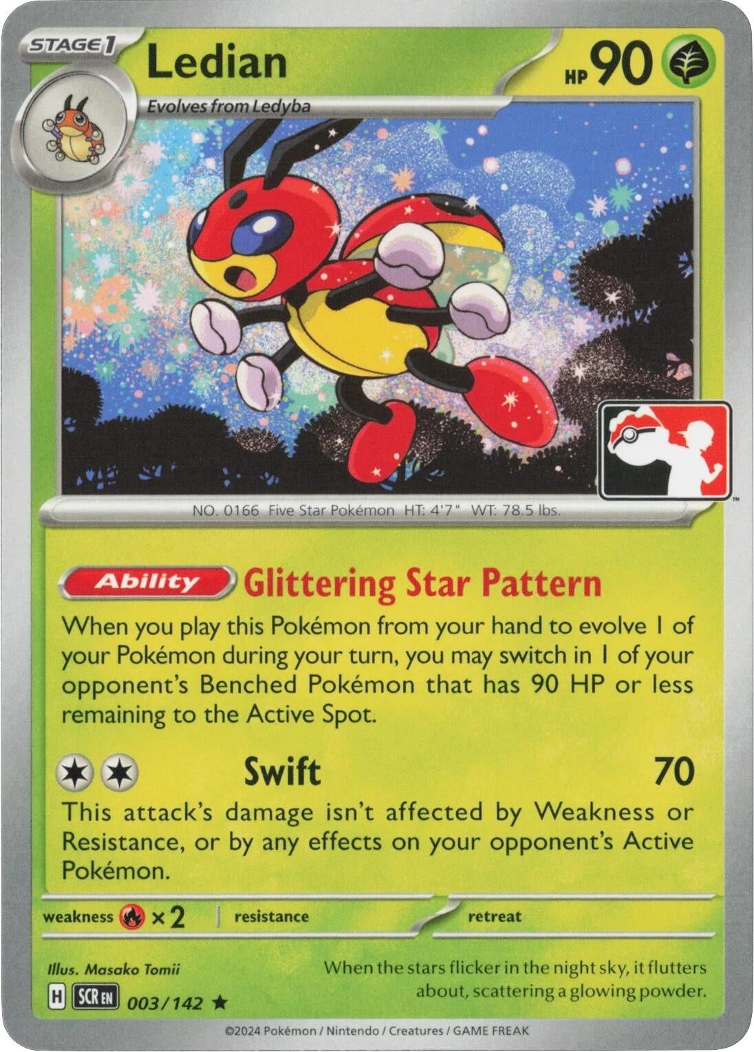 Ledian (003/142) (Prize Pack Series Cards)