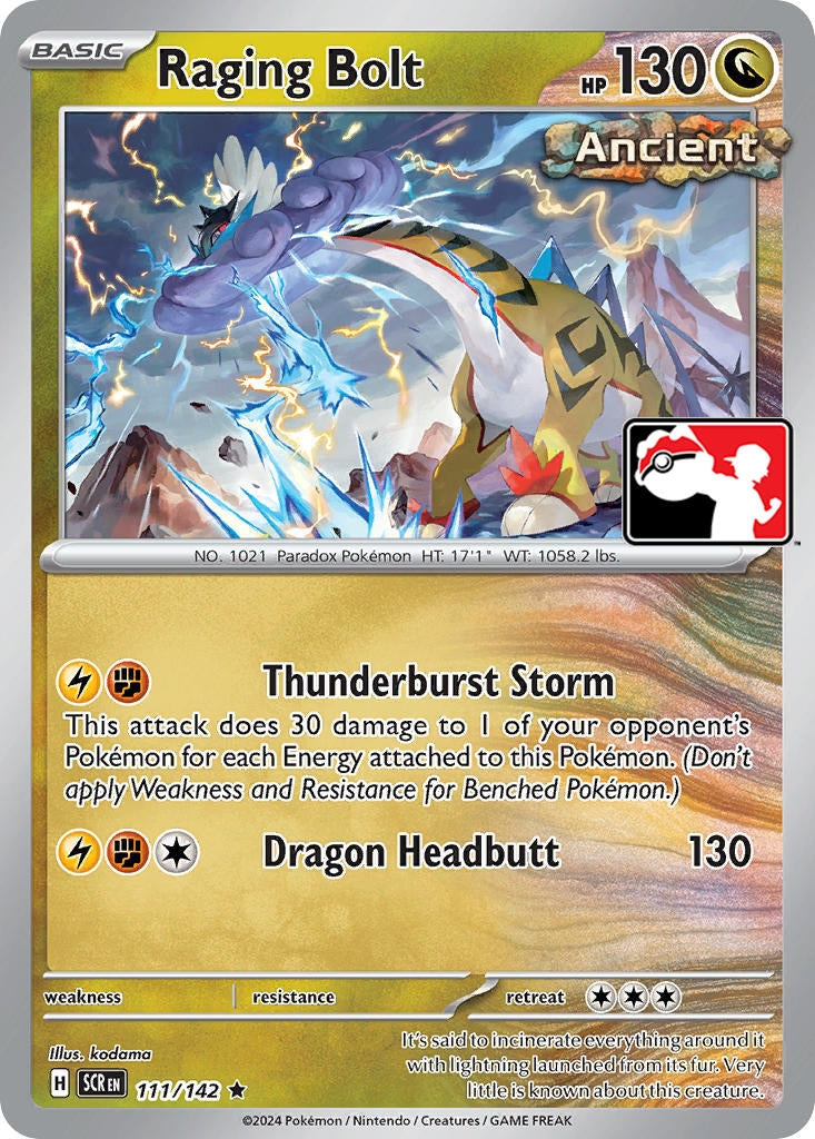 Raging Bolt (111/142) (Prize Pack Series Cards)