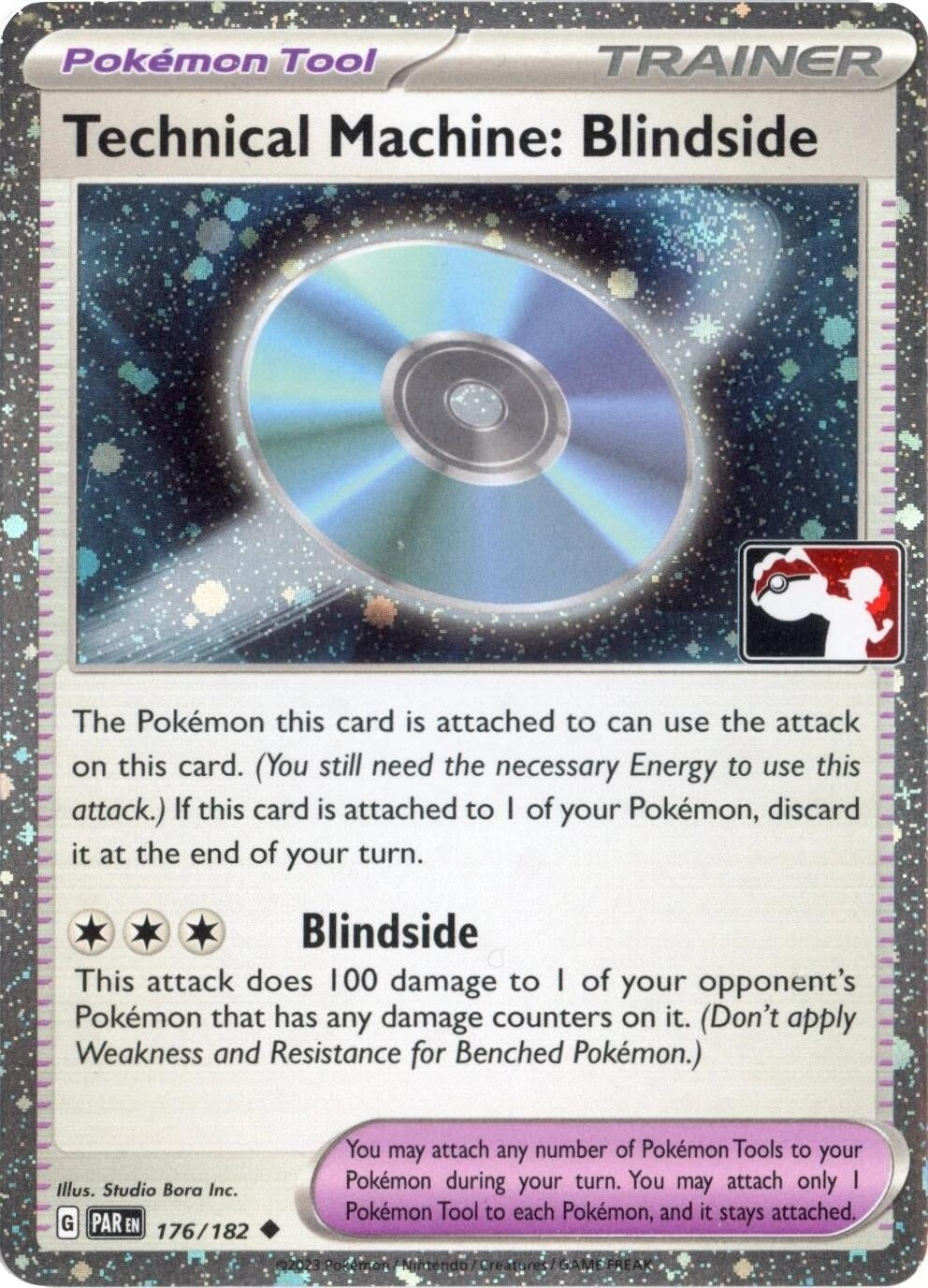 Technical Machine: Blindside - 176/182 (Cosmos Holo) (176/182) (Prize Pack Series Cards)