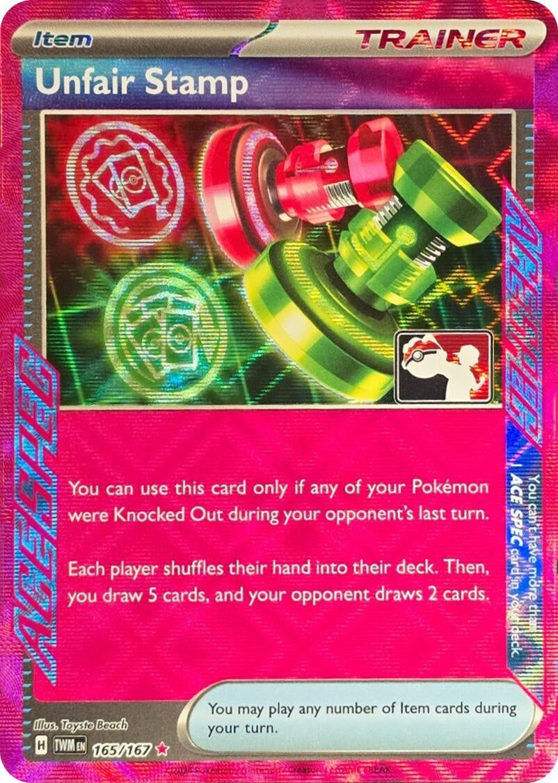 Unfair Stamp (165/167) (Prize Pack Series Cards)