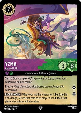 Yzma - Above It All (68/204) - Archazias Island Cold Foil