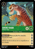 Shere Khan - Infamous Tiger (92/204) - Archazias Island Cold Foil